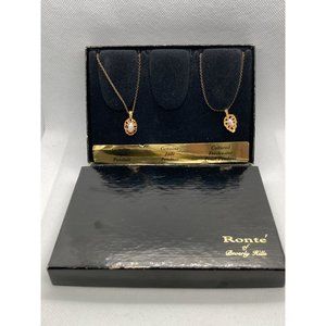 Ronte of Beverly Hills Pearl and Opal Necklace Set